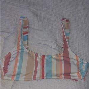 Target multi colored bikini top